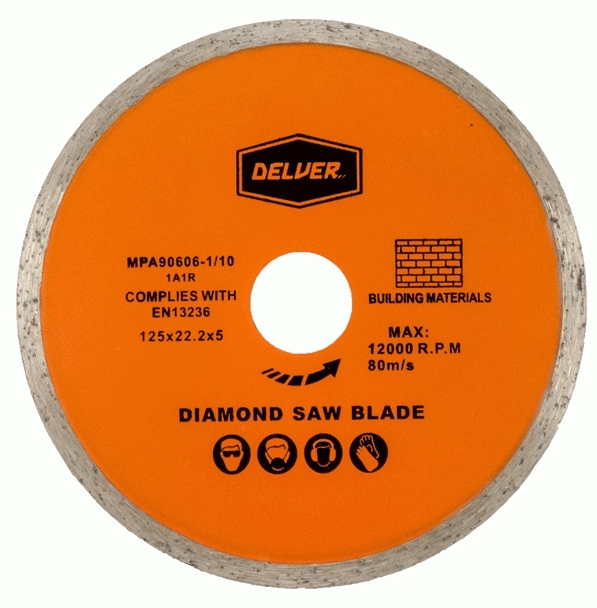 Delver Diamantkapskiva 125mm (Kakel)