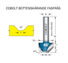 Cobolt Fasfräs 45gr D1=21 D2=7 | toolab.se