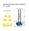 Cobolt Radiefräs R=4 L=95 | toolab.se