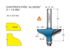 Cobolt Kantprofilfräs Diameter 44mm Radie 14 | toolab.se