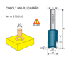 Cobolt HM Pluggfräs D=10, S=8 - TOOLAB:SE