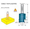 Cobolt HM Pluggfräs D=15, S=8 - TOOLAB:SE