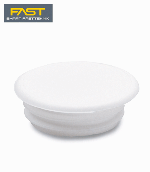 Picture of Täcklock för Karminfästningar 14/19mm Vit (20st)