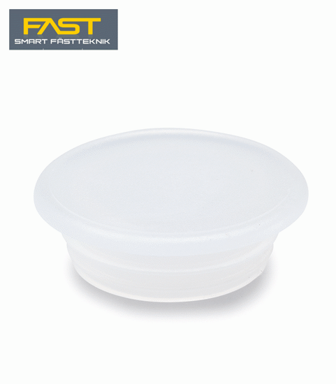 Bild på Täcklock för Karminfästningar 14/19mm Transparent (20st)