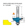 Cobolt Kantprofilfräs R=4.8 L=14.5 F=11 D=35 S=8