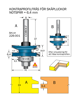 Cobolt Kontraprofilfräs D=43, Not=4 S=8mm | toolab.se