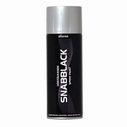 Master Snabblack Sprayfärg Silver/Metall Blank 1017
