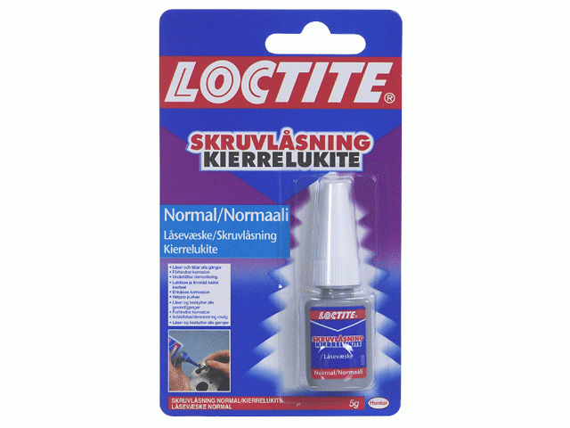 Loctite Skruvlåsning Normal 5gram - stark