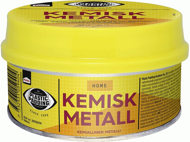 Plastic Padding Kemisk Metall 180ml - trä