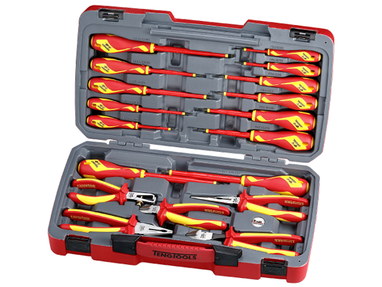 Teng Tools TV18N Skruvmejselsats VDE 1000V 18-delar - TOOLAB.SE