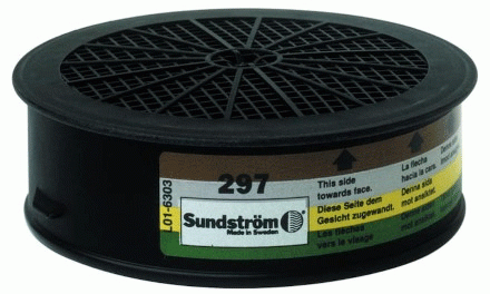 Sundström Gasfilter SR 297 ABEK1 - med