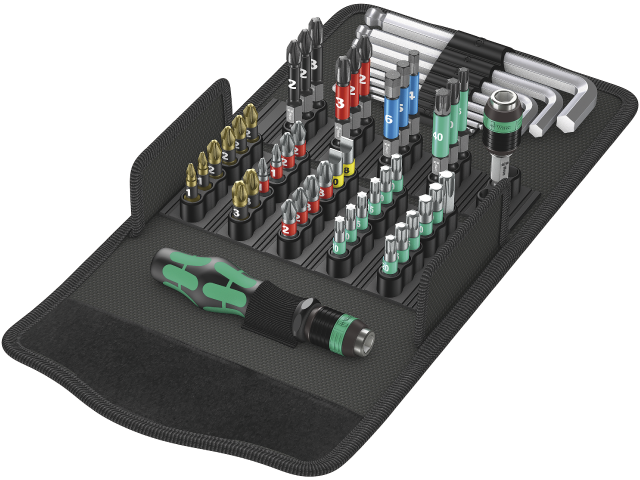 Wera Kraftform Kompakt 100 Bitssats 52-delar