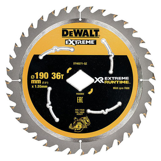 DeWalt DT40271 Cirkelsågsklinga 190mm x 36T  DCS577 | toolab.se