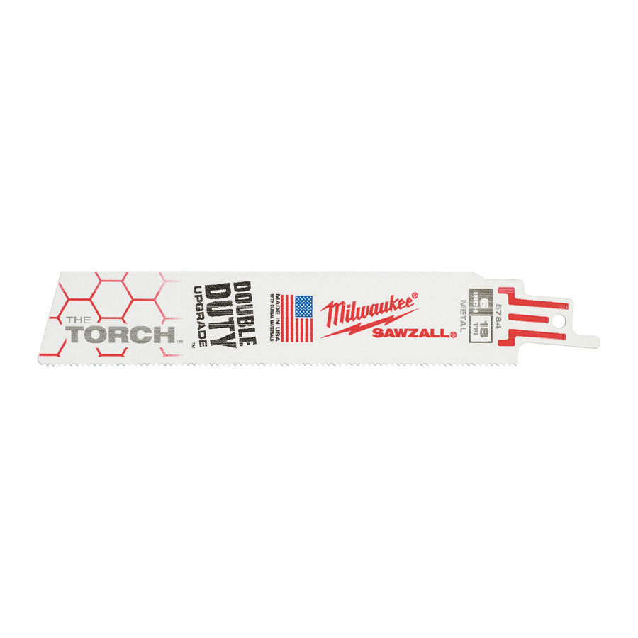 Milwaukee Torch Tigersågblad 150mm 5-P (Kraftiga blad för Metall) - sågning