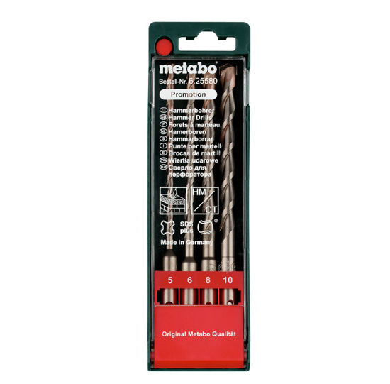 Metabo Hammarborrsats SDS+ 4-delar | toolab.se