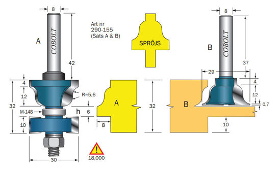 Cobolt Spröjs & Bågfräs Antik | toolab.se