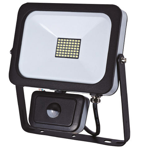 Luna Ledstrålkastare med sensor 2400lm 30W
