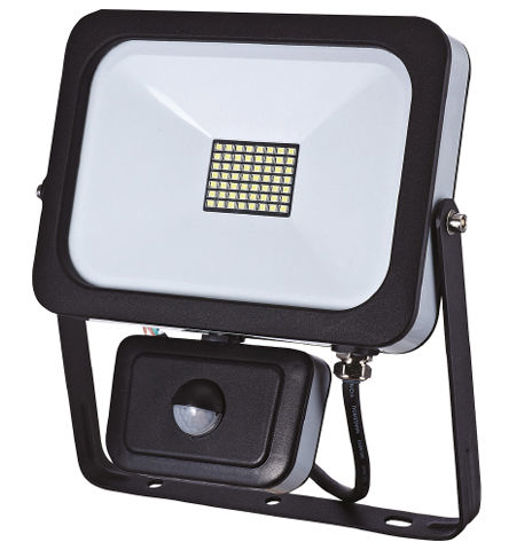 Luna Ledstrålkastare med sensor 2400lm 30W  | toolab.se