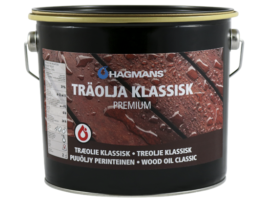 Hagmans Träolja 40262 Klassisk 3L | toolab.se