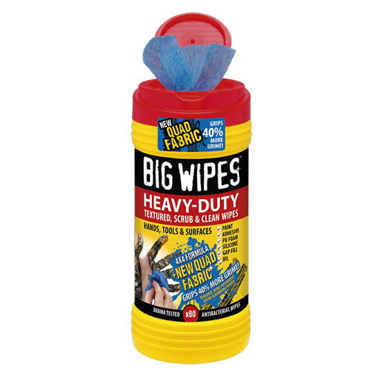 Big Wipes Heavy Duty Rengöringsdukar 80st Rött lock | toolab.se