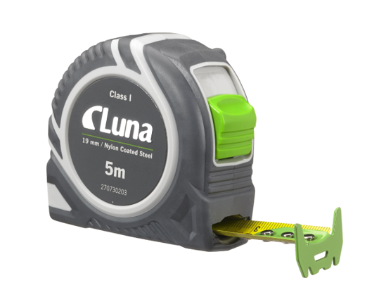 Luna LPL Måttband Push Lock 5m | toolab.se