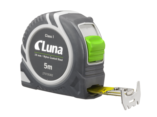 Luna LPL Måttband Push Lock 5m med Magnet | toolab.se