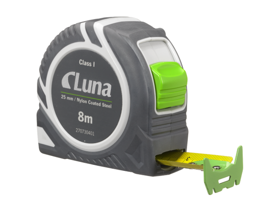 Luna LPL Måttband Push Lock 8m | toolab.se