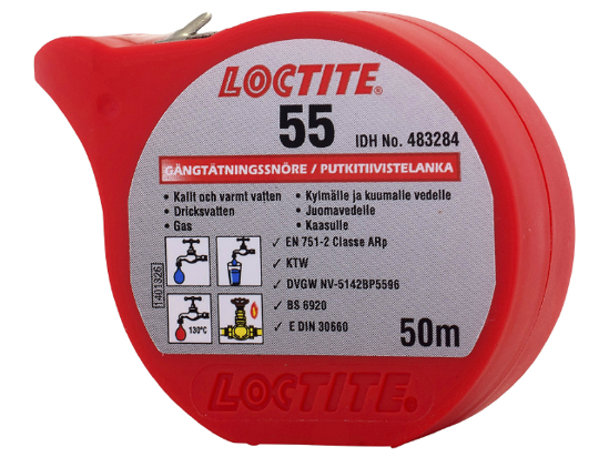 Loctite Gängtätningssnöre 55 (50m) - TOOLAB.SE