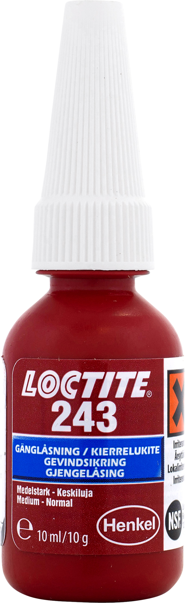 Loctite Gänglåsning Medel 243 (10ml) - service