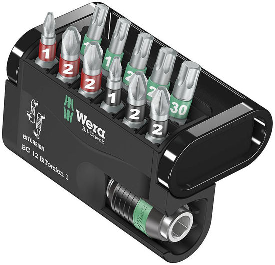 Wera Bitssats Bit-Check12 BiTorsion 12-delar | toolab.se