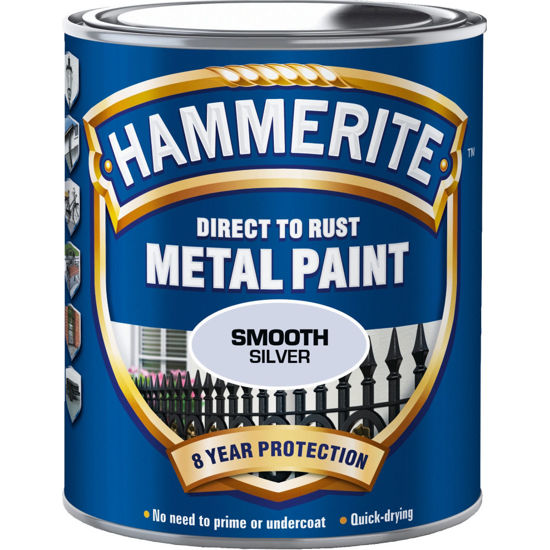 HAMMERITE HAMMARLACK 250ML SILVER - TOOLAB.SE