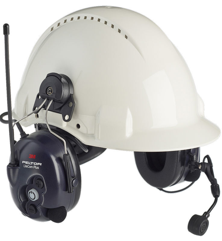 Peltor Litecom Plus Hörselkåpa Hjälmfäste MT7H7P3E4310-EU - headset
