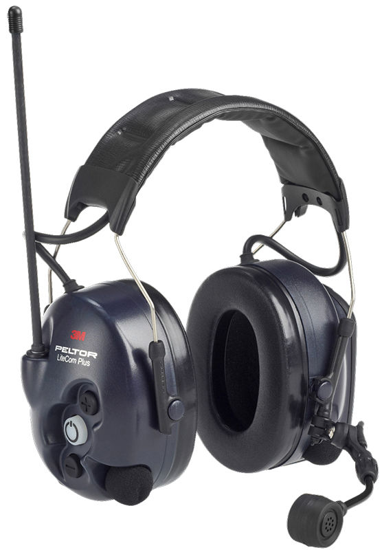 Peltor Litecom Plus Hörselkåpa Hjässbygel MT7H7A4310-EU - headset