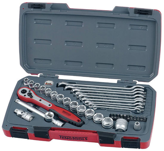 Teng Tools T3840 Hylsnyckelsats 3/8 fyrkantsfäste | toolab.se