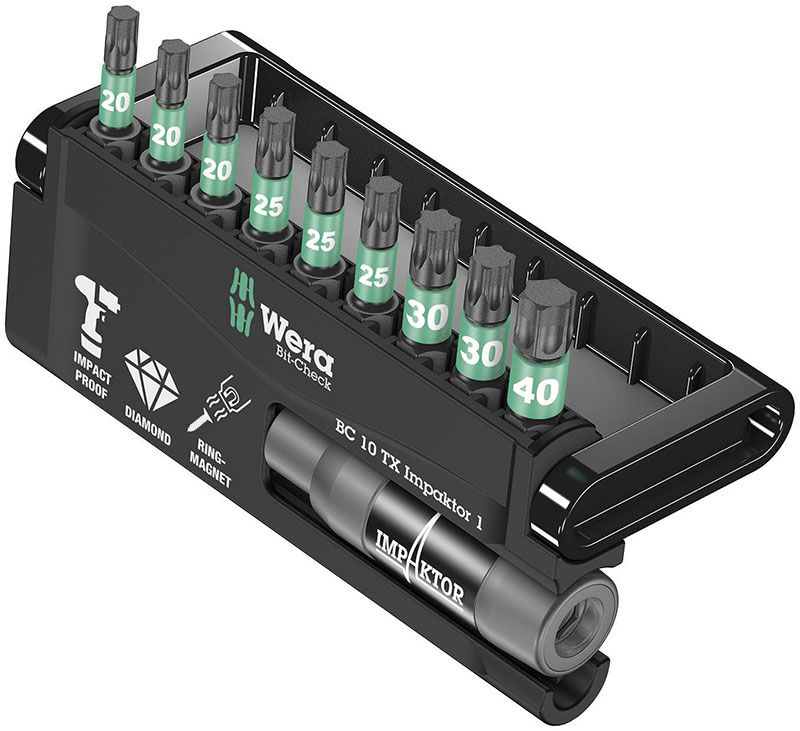 Wera Bitskassett Impaktor 8767-9/IMP DC - med