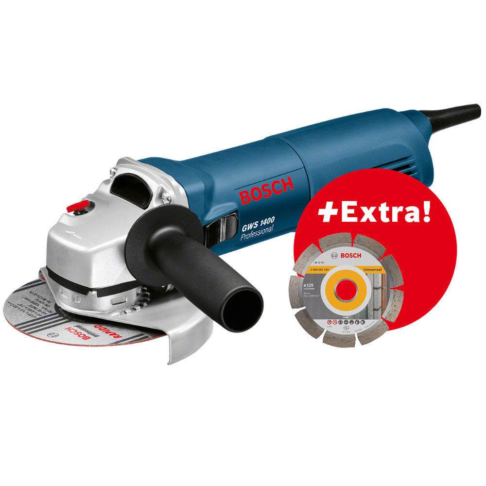 Bosch GWS1400 Vinkelslip 125mm (1400W)