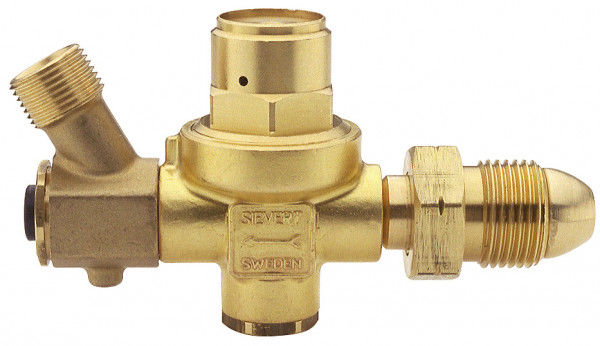 Gasolregulator med Slangbrottsventil POL 2 BAR 4KG/H