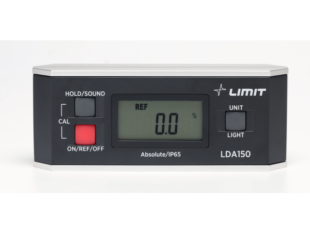LIMIT DIGITAL VATTENPASS OCH VINKELMÄTARE 150 - magnet