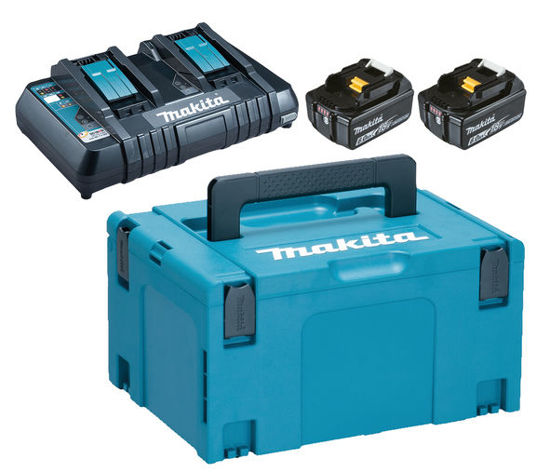 Makita Powerpack - BL1860Bx2 DC18RD | toolab.se