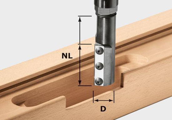 Festool Notfräs med vändskär HW KN D24/50 WP/K