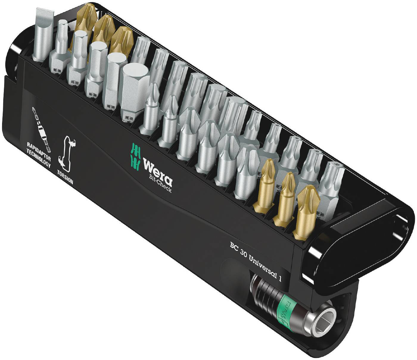 Wera Univ-1 bitssats Bit-Check 30 delar - robust