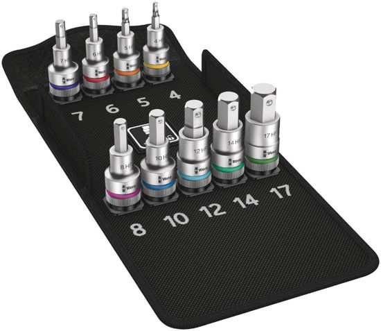 Wera CHF1 Zyklop bitshylssats (9 delar)