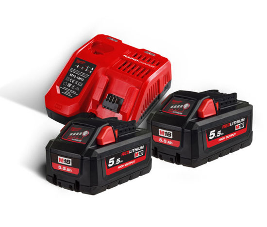 Bild på MILWAUKEE M18 HNRG-552 HIGH OUTPUT BATTERIPAKET