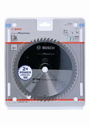 Bild på Bosch Standard for Aluminium cirkelsågklinga för sladdlösa sågar 184x16 mm T56