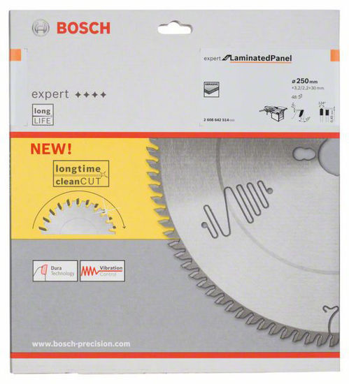 Bild på Bosch Expert for Laminated Panel cirkelsågklinga 250x3,2x30 mm 48T
