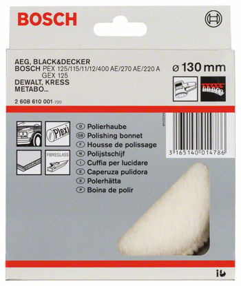 Bild på Bosch polerrondell av lammskinn 130 mm