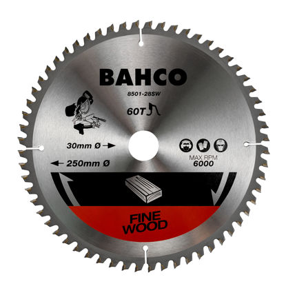 Bild på Bahco Cirkelsågklinga till geringssågar trä 216 mm 48T