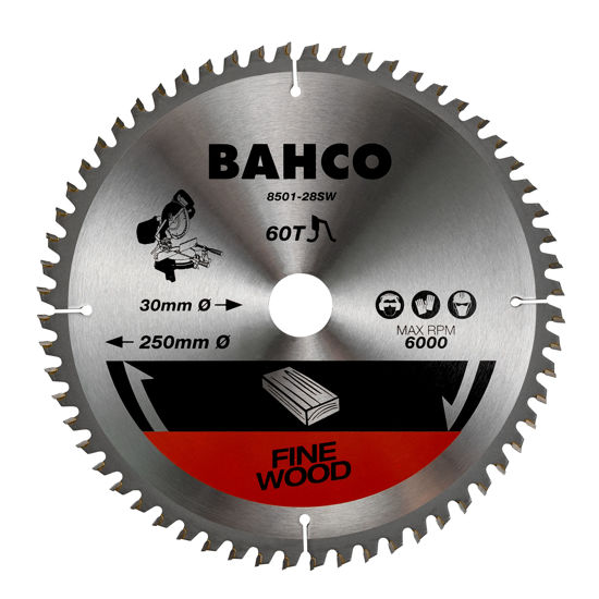 Bild på Bahco Cirkelsågklinga till geringssågar trä 216 mm 24T