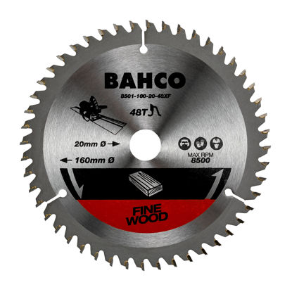 Bild på Bahco Cirkelsågklinga till sänksågar för användning i trä 160 mm 48T