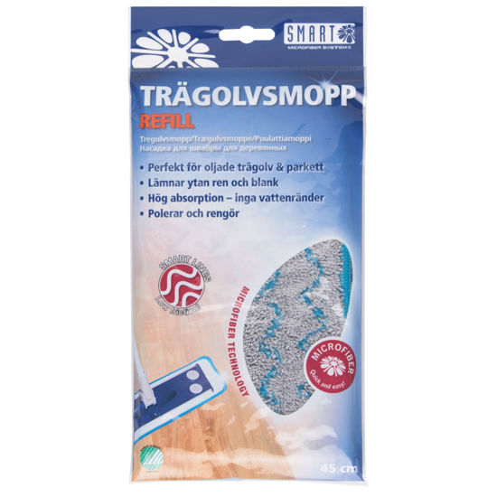 Bild på Smart microfiber systems trägolvsmopp refill 45 cm